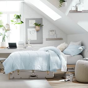 Textured Waves Microfiber Quilt