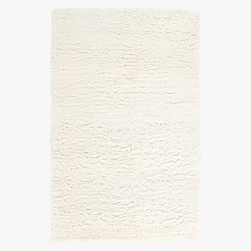 Ultra Plush Shag Wool Rug - Ivory