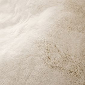 Large Faux Fur Fawn Bean Bag Chair