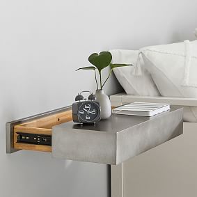 Lane Floating Shelf with Drawer