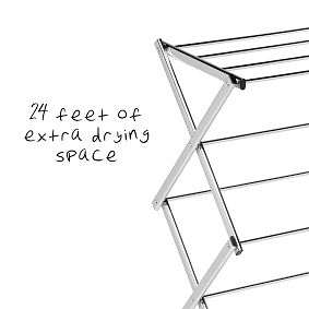 Collapsible Chrome Drying Rack
