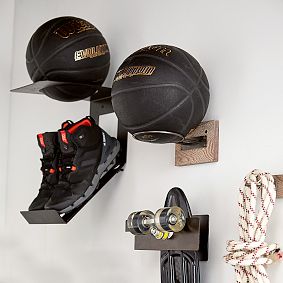 Shoe &amp; Hat Metal Wall Organization