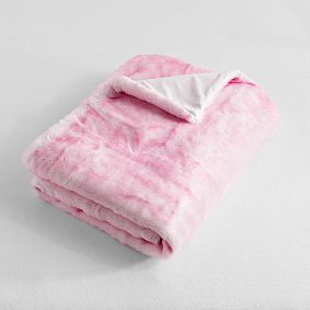 Tipped Faux-Fur Throw