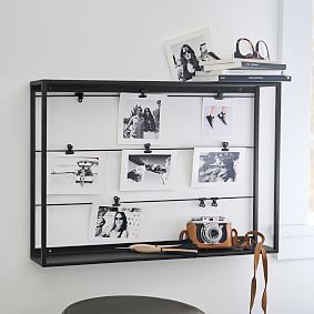 Metal Ledge With Photo Holder