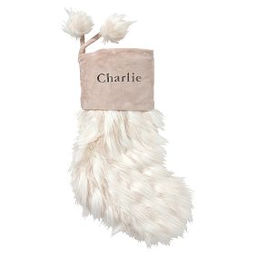 Llama Faux-Fur Stocking