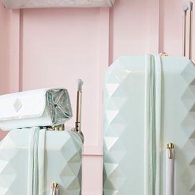 Luxe Hard-Sided Mint Carry-on Spinner