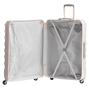 Luxe Hard-Sided Blush Checked Spinner