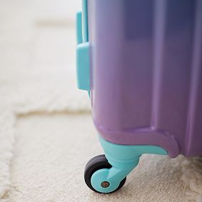 Open Box: Channeled Hard-Sided Ombre Carry-on Spinner