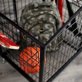 Industrial Metal Storage Gear Cart