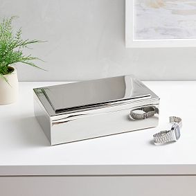 Silver Engravable Keepsake Box