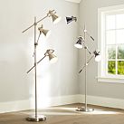 Colorful Floor Lamp, Nickel