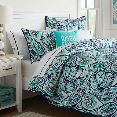 Paisley Perfect Comforter, Twin/Twin XL, Pool Multi