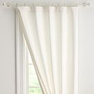 Velvet Blackout Curtain Panel, 96