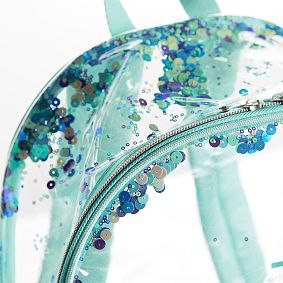 Clearly There Sequin Backpack