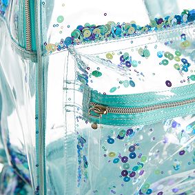 Clearly There Sequin Backpack