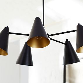 Cone Adjustable Chandelier
