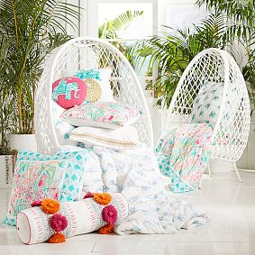 Lilly Pulitzer Pom Pom Bolster Pillow