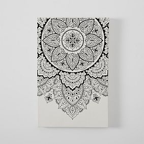 Mandala Canvas Art, 12"x18"