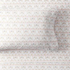 Metallic Geo Performance Microfiber Sheet Set