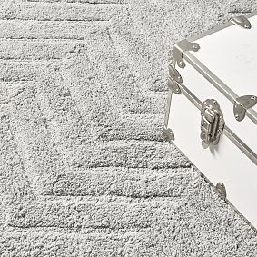 Plush Performance Chevron Rug