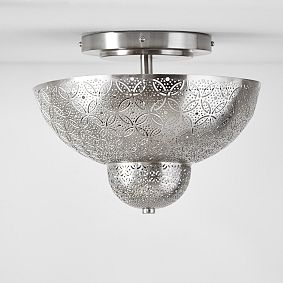Punched Metal Flush Mount