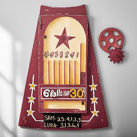 Retro Pinball Wall Décor