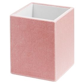 Velvet Desk Accessories, Set of 3, Blush