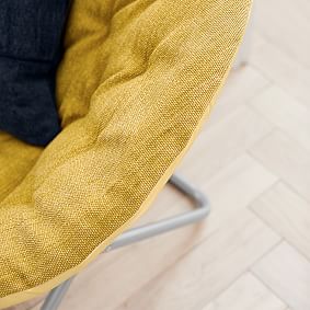 west elm x pbt Basket Slub Dark Horseradish Hang-A-Round Chair