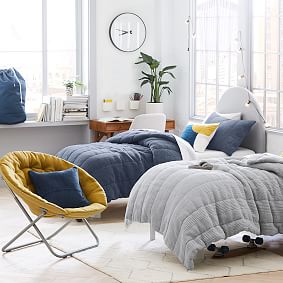 west elm x pbt Basket Slub Dark Horseradish Hang-A-Round Chair