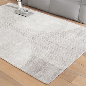 Boho Washable Rug - Light Gray