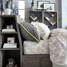 Essential Camo Print Jersey Sheet Set