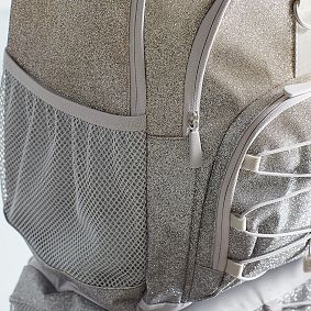 Gear-Up Silver/Gold Ombre Glitter Backpack