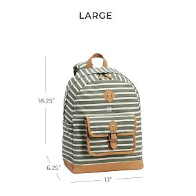 Northfield Olive Stripe Backpack