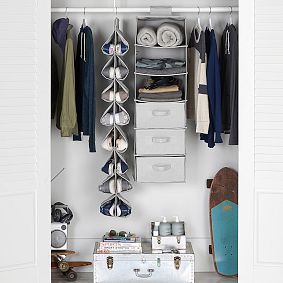 Extra Wide Closet Storage Set Hanging Closet Organizer