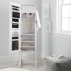 Heirloom Light Up Full-Length Jewelry Mirror Safe