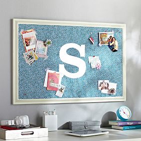 Mini Dot Framed Pinboard &ndash; Sea Blue