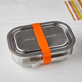 Black &amp; Blum Orange Stainless Steel Lunch Box