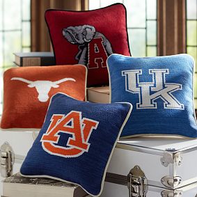 Collegiate Needlepoint Pillow