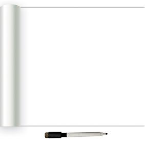 Dry-Erase Peel and Stick NuWallpaper&#8482;, 20&quot;x18'
