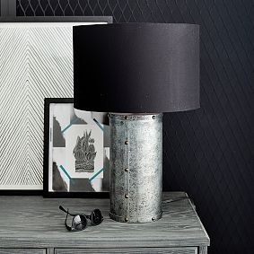 Galvanized Magnetic Table Lamp