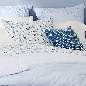 Vintage Floral Matelasse Duvet Sham