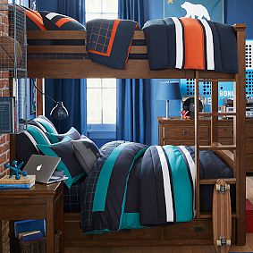 Colorblock Reversible Duvet Cover