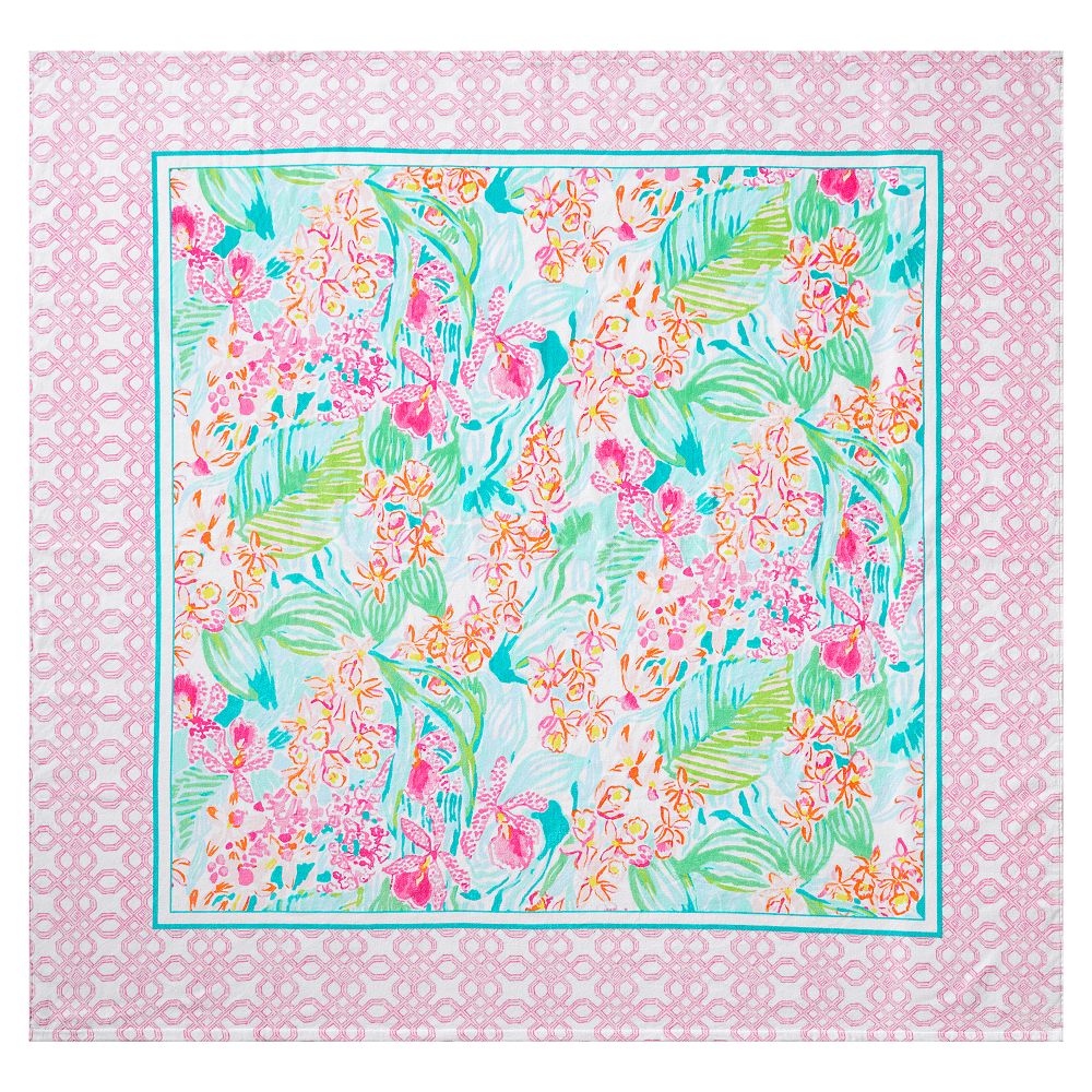 Lilly Pulitzer Via Flora for Two Beach Towel UPF 50+