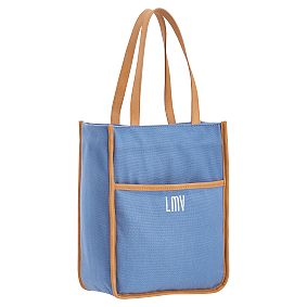 Northfield Solid Light Blue Tote Lunch Bag