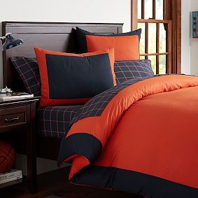 Colorblock Reversible Duvet Cover