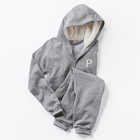 Cozy Jersey Onesie, Gray