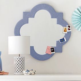 Pinboard Framed Geo Mirror