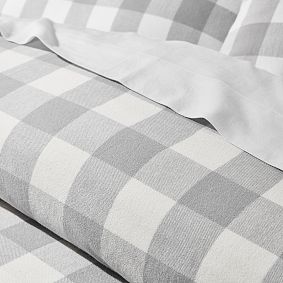 Buffalo Check Organic Duvet Cover