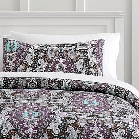 Medallion Mod Duvet Bedding Set with Duvet Cover, Duvet Insert, Sham, Sheet Set + Pillow Inserts