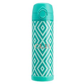 Preppy Diamond 17 oz Water Bottle, Pool